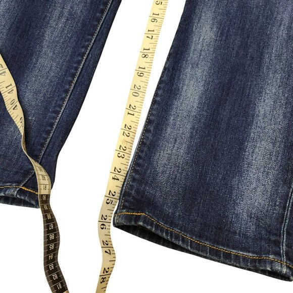 Signature by Levi Strauss Womens Plus Size 20 Straigtht Jeans Modern Slim Cuffed - Picture 13 of 16